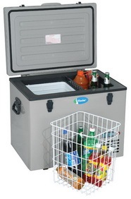 Réfrigérateur-congélateur à compresseur à deux zones classique modèle BR55C4 55L, glacière de camping, <span class=keywords><strong>petit</strong></span> réfrigérateur - Product Image 3