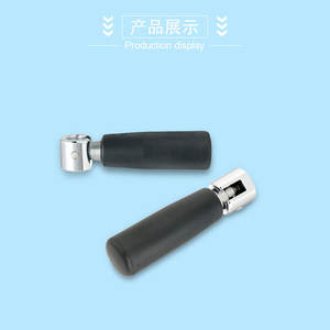 Poignée de tiroir rotative plate en résine noire, style classique moderne, pour armoire, commode, usage hôtelier - Durable, installation facile GW2510202 - Product Image 2