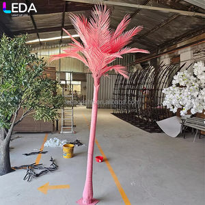 Árbol de Flores Artificiales LEDA Personalizable con Hojas Rosadas, Elegante Centro de Mesa para Bodas y Celebraciones - Product Image 4