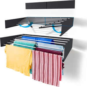 Space-Saving Laundry <strong>Rack</strong> Multi-functional Laundry <strong>Drying</strong> <strong>Rack</strong> <strong>Foldable</strong> <strong>Clothes</strong> <strong>Drying</strong> <strong>Rack</strong> - Product Image 2