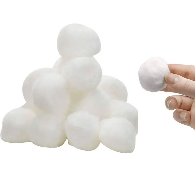 Bolas de algodão descartáveis para cotonetes cirúrgicos de bolas médicas dentárias