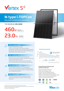 TSM-NEG9R.28 <span class=keywords><strong>Trina</strong></span> 435w 440w 445w 450w <span class=keywords><strong>460w</strong></span> Panneaux Solaires Mono USA Stock - Product Image 2