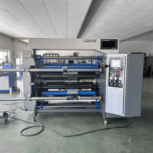 Máquina Cortadora y Rebobinadora de Película Plástica OPP PET de Alto Rendimiento RTFQ1500, Duradera, con Velocidad de 400 m/min y Pantalla Táctil PLC - Product Image 6