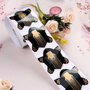 BQAN Adesivi Nail Form Personalizzati in Carta Alluminata da 157g, Rotolo da 500 Pezzi per <span class=keywords><strong>Unghie</strong></span> Sculturali - Product Image 2