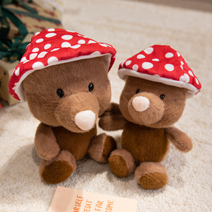 Peluche chat rouge en coton PP doux, animal en peluche pour les 14 ans et plus, cadeau de Pâques mignon - Product Image 1