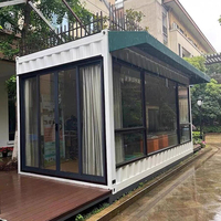 Fournisseurs de DXH mini conteneur d'expédition mobile personnalisé café magasin 20 pieds 40 pieds entrepôt modulaire préfabriqué pour épicerie