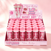 Boîte de présentation de 24 pièces, huile à lèvres hydratante scintillante, gloss à lèvres teinté brillant pour les filles, maquillage quotidien des lèvres, cosmétiques