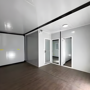 Trung Quốc prefab <span class=keywords><strong>Tiny</strong></span> di động di động <span class=keywords><strong>2</strong></span> phòng ngủ gấp ra mái bằng phẳng 20ft có thể gập lại nhà cabin mở rộng container nhà cho khách sạn - Product Image 6