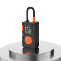 Compresseur d'air portable numérique EB03 en ABS pour pneus de voiture, gonfleur sans fil, mini-compresseur électrique 150 PSI, outil d'urgence, lumière d'urgence