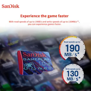 New Arrive Sandisk Gameplay Card SDSQXAV-256G-GN6XN 256GB 512GB 1TB For Handheld Console Gaming And Phone