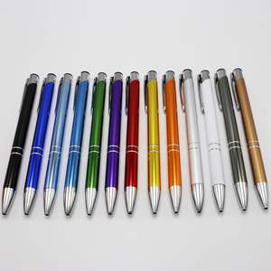 Stylo bille publicitaire personnalisé en aluminium, avec logo sur mesure, idéal pour cadeau promotionnel – Meilleures ventes - Product Image 3