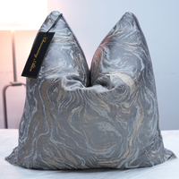 Housse de coussin jacquard luxueuse, nouveaux designs tendance, housses décoratives pour la maison