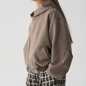 Sudadera con Capucha de Alta Calidad, Estilo Urbano, Personalizada, de Algodón Grueso, Corte Holgado, con Cierre Diagonal para Hombre - Product Image 2