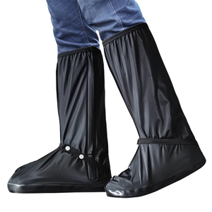 Robuste, faltbare, wieder verwendbare, wasserdichte Unisex-Übers chuhe - Product Image 1