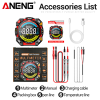 ANENG 626 Multimeter Digital Layar Terbalik Presisi Tinggi Portabel 4-Digit 6000 Kali Pengukuran DC/AC 600V VA