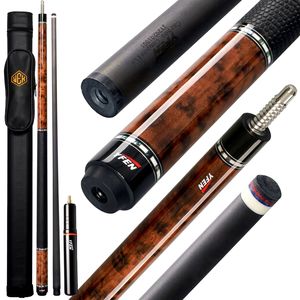 YFEN Carbon Fiber Maple Forearm Stainless Steel Joint 12.5mm Low Deflection 2-Piece Pool Cue Stick Balone Shell Inlaid <b>Ring</b> - Product Image 1