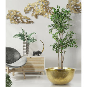 Cubetera Pequeña para Bebidas y Champán con Acabado Rústico, Decoración para Fiestas Nocturnas, Florero Metálico - Product Image 3