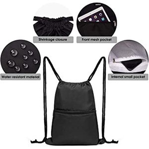 Custom logo Waterproof Sports Gym Beach Travel Camping Workout Gear Storage Cinch <b>Drawstring</b> <b>Backpack</b> Bag - Product Image 3