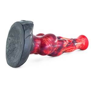 NNSX - Dildos y Tapones Anales de Silicona al por Mayor para Mujeres en Tres Tamaños, Diseño Dragón de Fuego y Bruja Melocotón, Dildos Largos, Juguetes Sexuales - Product Image 6