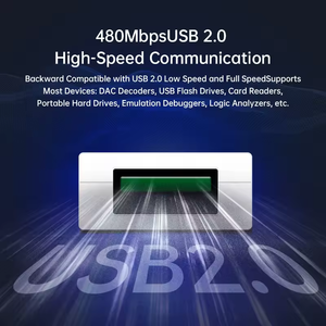 โมดูลแยกสัญญาณ ALIENTEK HUB23 USB 2.0, ชิปป้องกันการแยกโฟโตอิเล็กทริกแบบออปโตคัปเปลอร์อุตสาหกรรมความเร็วสูง 480Mbps - Product Image 4