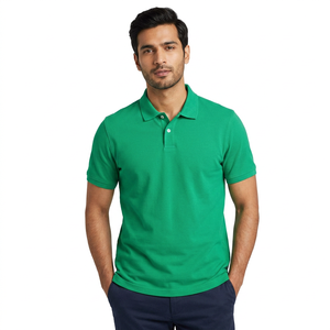 Chemises polo pour hommes respirantes 100% coton Vêtements de sport de haute qualité Polo T-shirt Logo personnalisé T-shirt pour hommes - Product Image 1
