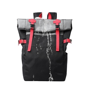 Custom New Trending Fashion Custom Waterproof <b>Roll</b> <b>Top</b> <b>Backpack</b> Waterproof <b>Roll</b> up <b>Laptop</b> Back Pack Travelling Sport Day - Product Image 1