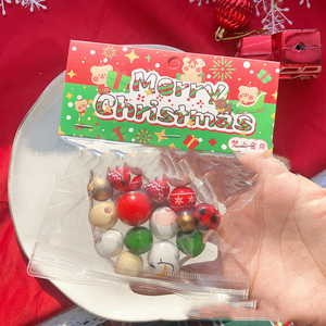 Juguete de Peluche Navideño Hecho a Mano, Bola Blanda para Apretar, Juguete Antiestrés para Niños y Adultos - Product Image 4