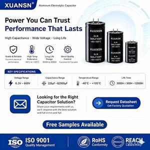 Condensateurs électrolytiques XUANSN de qualité supérieure 25V 4700UF 15000Uf 80V 1000Uf Mazda <span class=keywords><strong>Comar</strong></span> pour amplificateur audio et compteur intelligent - Product Image 4