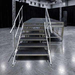 Plateforme de scène antidérapante, scène modulaire en aluminium, support de scène durable, plateforme de scène - Product Image 1