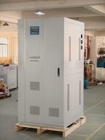 Régulateur de tension automatique triphasé AC 250KVA 380V 220V haute puissance SBW avec écran LCD pour usage industriel