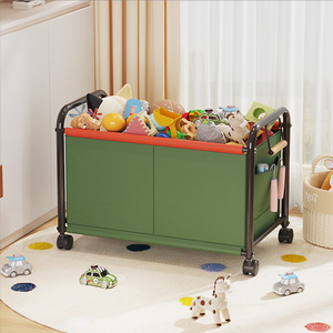 Thuis Multifunctioneel Opbergrek Met Wiel Wasmand Grote Capaciteit Removalabletoy Organizer Kar - Product Image 2