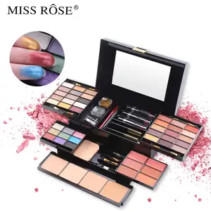 MISS ROSE 39 لون ظلال العيون 6 ألوان أحمر الخدود 4 ألوان مسحوق كعكة ظلال العيون صندوق مكياج صندوق مكياج