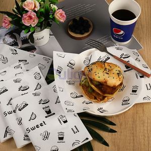 Custom <b>Burger</b> Kraft Grease Proof Reusable Parchment Baking Butter Sandwich Packaging Wrap <b>Wrapping</b> Food Safe <b>Paper</b> - Product Image 6
