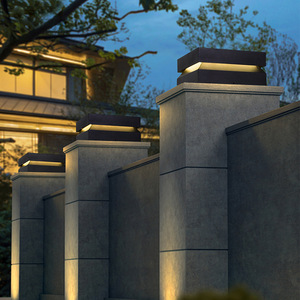 Solar Pillar <b>Light</b> Outdoor Waterproof Gate <b>Post</b> Lamp <b>for</b> Villa Courtyard Landscape <b>Fence</b> - Product Image 3