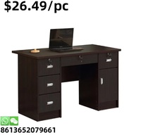 Petit bureau moderne pour chambre simple Table d'ordinateur pour étude d'écriture des étudiants en médecine