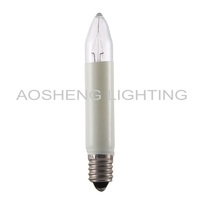 Bombilla LED T11 Tipo Puente, Bombilla LED T11 con Base para Vela, E10 10-55V 0.1-0.2W, Bombilla LED T11 para Decoración Navideña