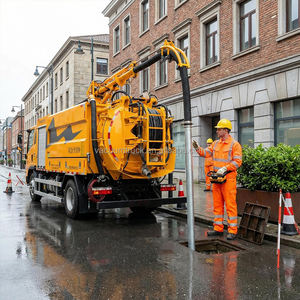 Camión de Limpieza de Alcantarillado Personalizado con Motor 4*2, 10cbm, Euro 5, Bomba de Alta Presión, Camión de Succión de Aguas Residuales - Product Image 6