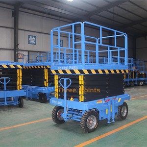 Plateforme élévatrice à ciseaux mobile Genie à trois points, hauteur <span class=keywords><strong>de</strong></span> levage <span class=keywords><strong>de</strong></span> 6 m, 10 m, 12 m, 14 m, avec CE ISO - Product Image 2