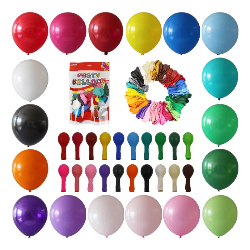 2024 new 10-inch high-end fashion latex balloon birthday wedding party colorful matte balloons