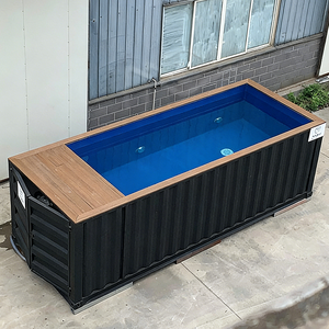 <span class=keywords><strong>Piscine</strong></span> Conteneur Intérieure/Extérieure, Piscines <span class=keywords><strong>de</strong></span> Plongée, <span class=keywords><strong>Piscine</strong></span> Familiale Préfabriquée Extérieure, Maison Conteneur <span class=keywords><strong>avec</strong></span> Filtration Intégrée - Product Image 4