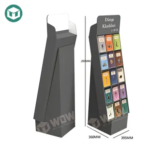 Bán Hot customized A4 hiển thị các tông hiển thị sàn giá các tông cuốn sách đứng - Product Image 2