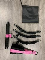 Correa de Agarre Personalizada para Ejercicios de Resistencia, Elástica, Ajustable, Multiusos, con Pedal y Agarre para Entrenamiento de Fuerza