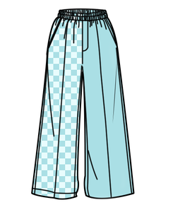 Nuovi Pantaloni Larghi alla Moda per Bambini con Contrasto di Colore, Vita Elastica, Casual e Comodi, Personalizzabili per Bambine - Product Image 5