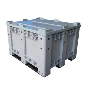 Caixa Palete de Plástico Sólido Reforçado QS para Armazenamento de Água, Tanque para Frutos do Mar, Aquicultura e Contêiner Industrial de Líquidos - Product Image 1