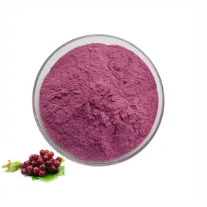 Polvo de jugo de uva roja orgánica en polvo de uva roja natural pura 100%