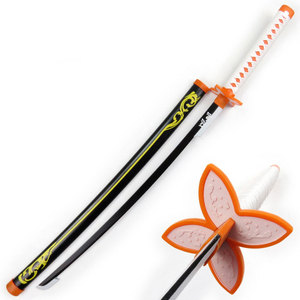 Anime Épée Offre Spéciale Bois <span class=keywords><strong>Katana</strong></span> Demon Slayer Cosplay Avec <span class=keywords><strong>Porte</strong></span>-Épée Ornements Demon Slayer <span class=keywords><strong>Katana</strong></span> Swords - Product Image 3