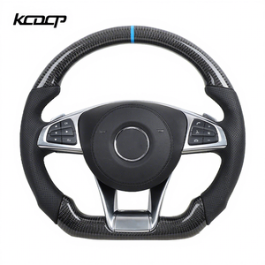 <span class=keywords><strong>Volante</strong></span> LED de fibra de carbono para Mercedes Benz W205 W204 C63 G63 E43 SL ML <span class=keywords><strong>AMG</strong></span> GT G55 G500 E63 GLS45 S63 C190 - Product Image 1