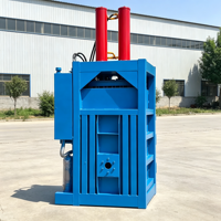 Presse à balles hydraulique verticale, haute performance, faible coût d'entretien, pour le recyclage des bouteilles en plastique PET