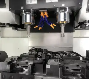 Power W6 Hohe Effizienz Doppel Spindel Doppel ATC 8000 Vertikale CNC Fräsen 3 4 5 Achsen Bearbeitung Zentrum Maschine