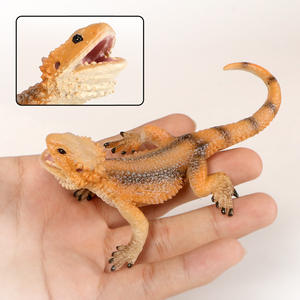 Haute qualité Solide PVC Simulation <span class=keywords><strong>miniature</strong></span> Amphibien lézard figurines Statue Modèle Animal caméléon jouets - Product Image 3